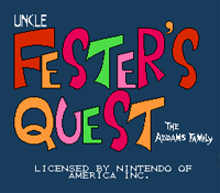 Fester's quest 
